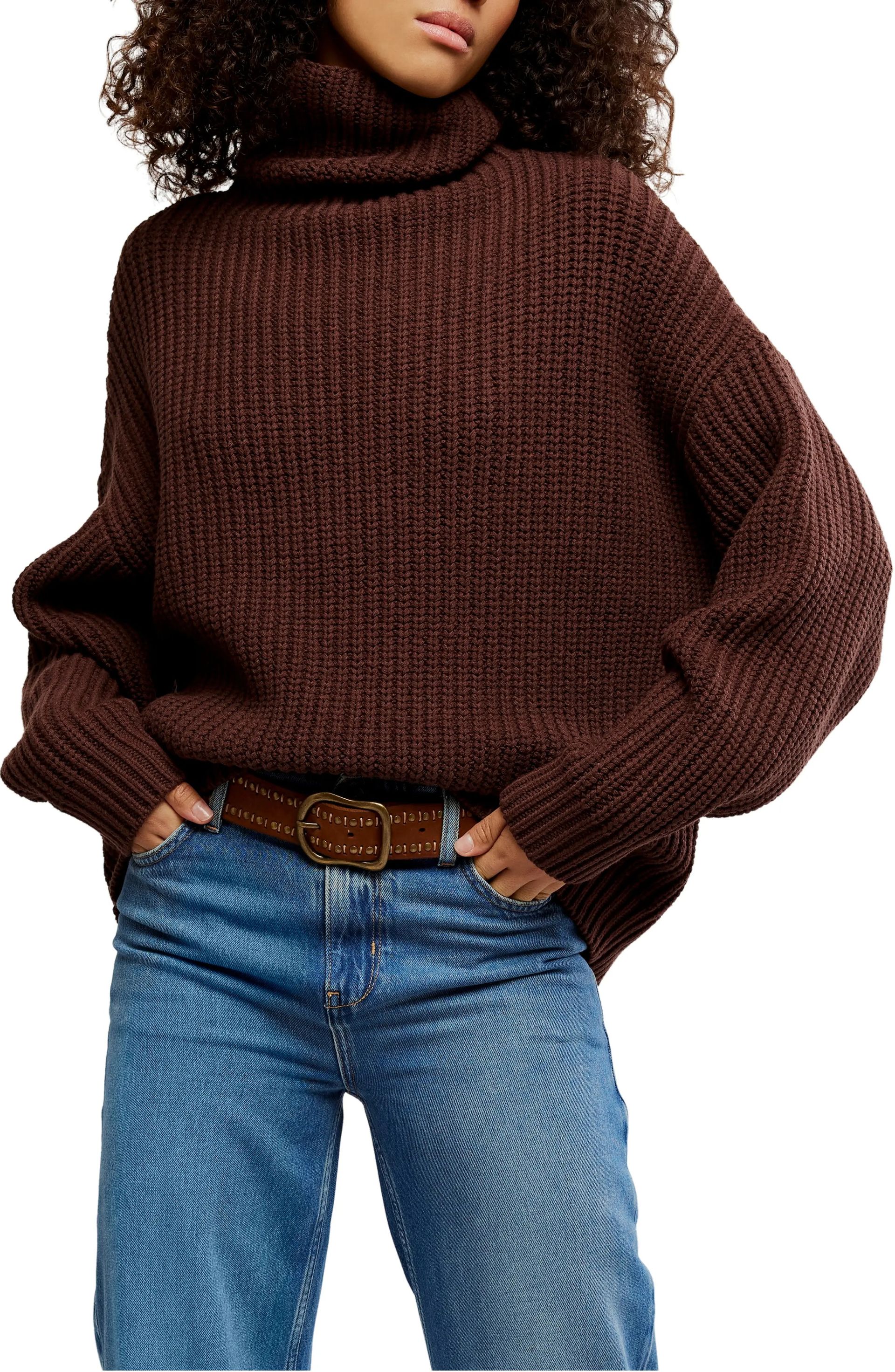 Free People, Swim Too Deep Turtleneck Sweater