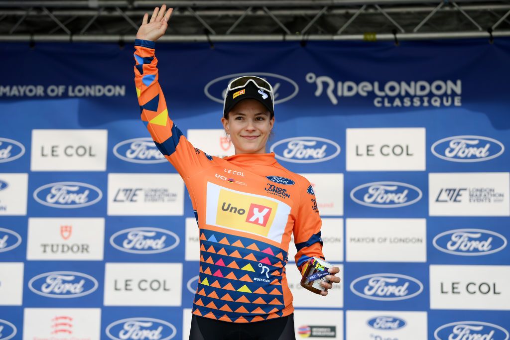 RideLondon Classique 2024: Rebecca Koerner dons the QOM leader&#039;s jersey after stage 1