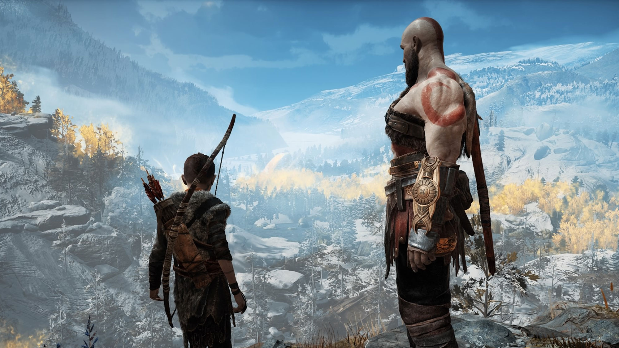 Atreus and Kratos in God of War