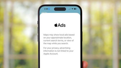Apple Maps with ads