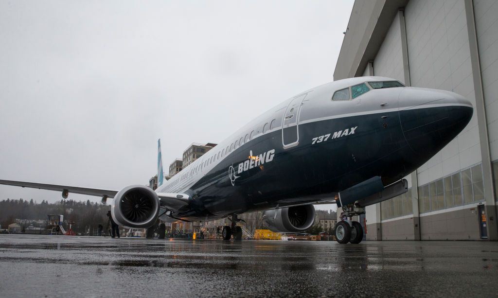 Boeing 737 Max Airplane.