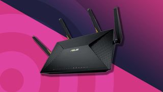 one of the best small business routers against a techradar pink background