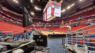 The New Orleans Pelicans arena powered by RF Venue solutions.