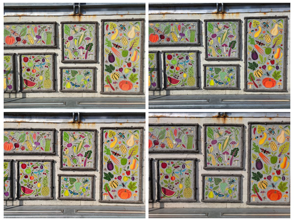 Colorful paintings