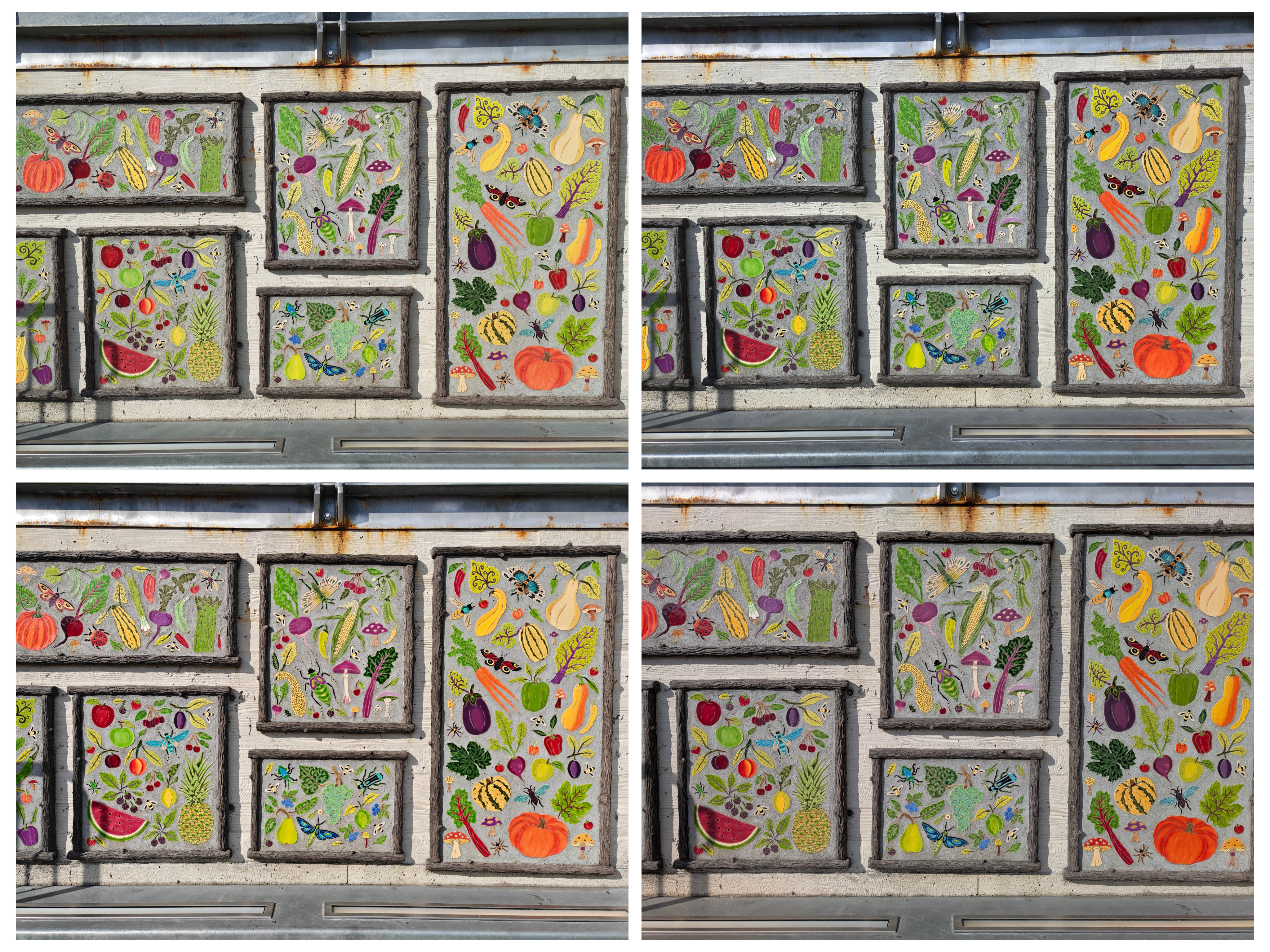 Colorful paintings