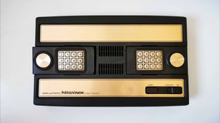 The original Intellivision used two number-pad controllers, rather than the new model's touchscreen. (Image Credit: Philip Hayton)