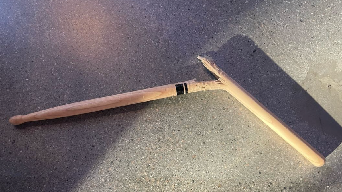 A broken drumstick posted to Slipknot&#039;s Instagram account