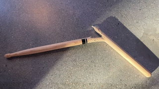 A broken drumstick posted to Slipknot's Instagram account