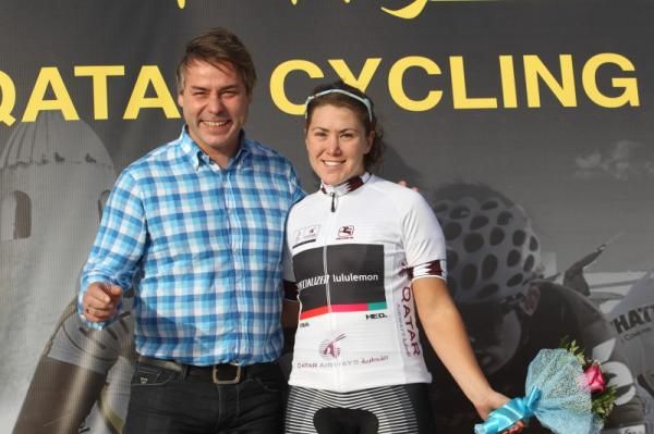 The best young rider is Chloe Hosking (Specialized - lululemon)