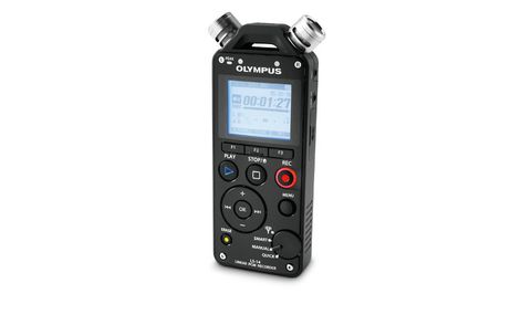 The LS-14 has three mics: two stereo directionals and a central omni-directional mic