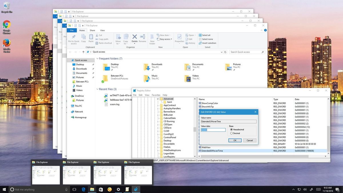 How To Disable Taskbar Thumbnail Preview On Windows 10 | Windows Central