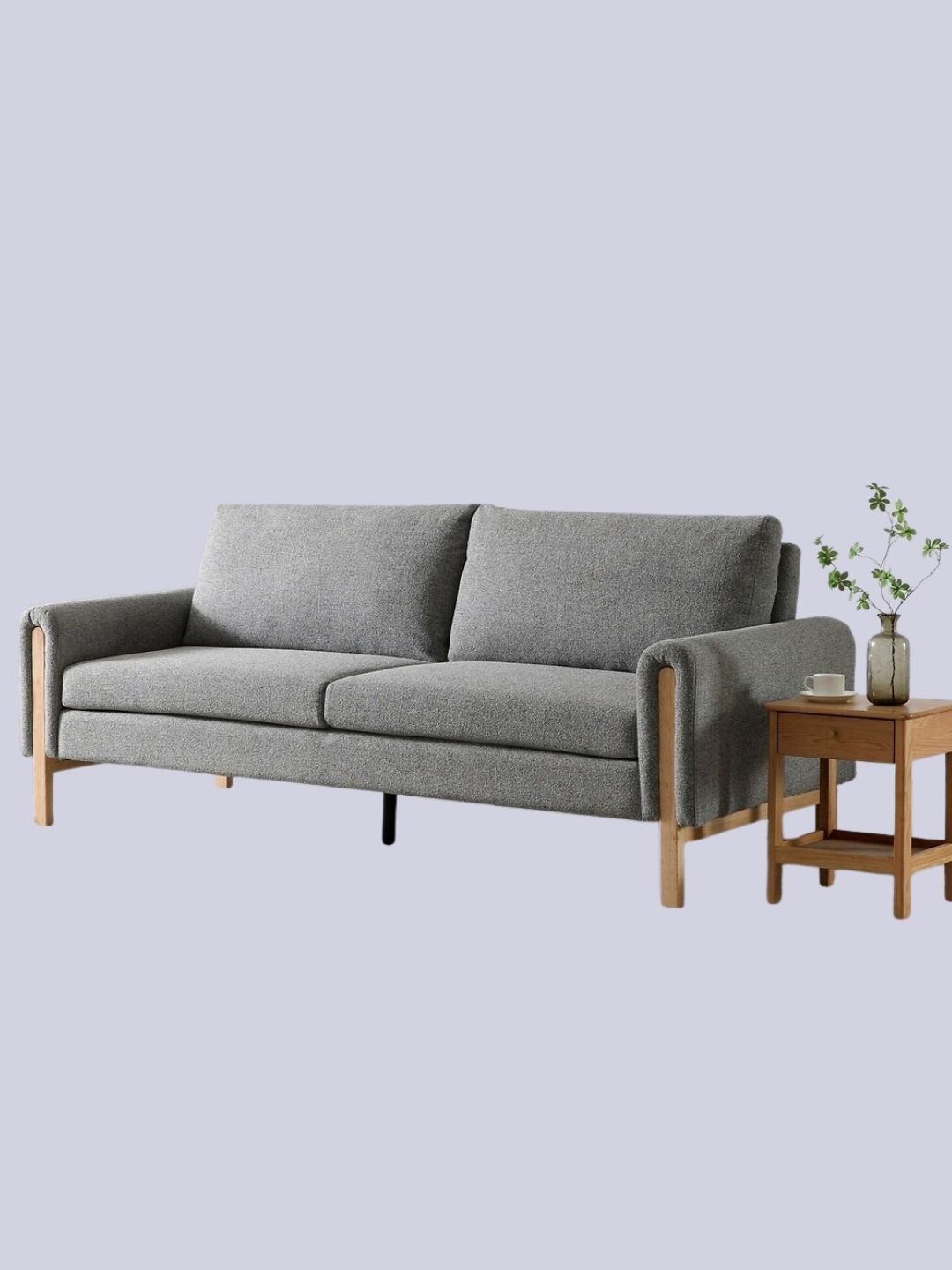 SO'HOME, Quincy Textured Weave Click-Clack Sofa Bed