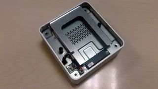 The HDD tray of the NUC