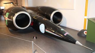 The only car ever to go faster than the speed of sound is Thrust SSC, which set the existing land speed record of 763 miles an hour in Nevada in 1997. The jet-powered car was driven by Andy Green, who will also drive the Bloodhound when it attempts to exceed that speed and set a new land speed record.