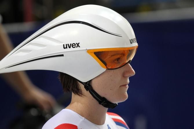 Anna Meares has her game face on
