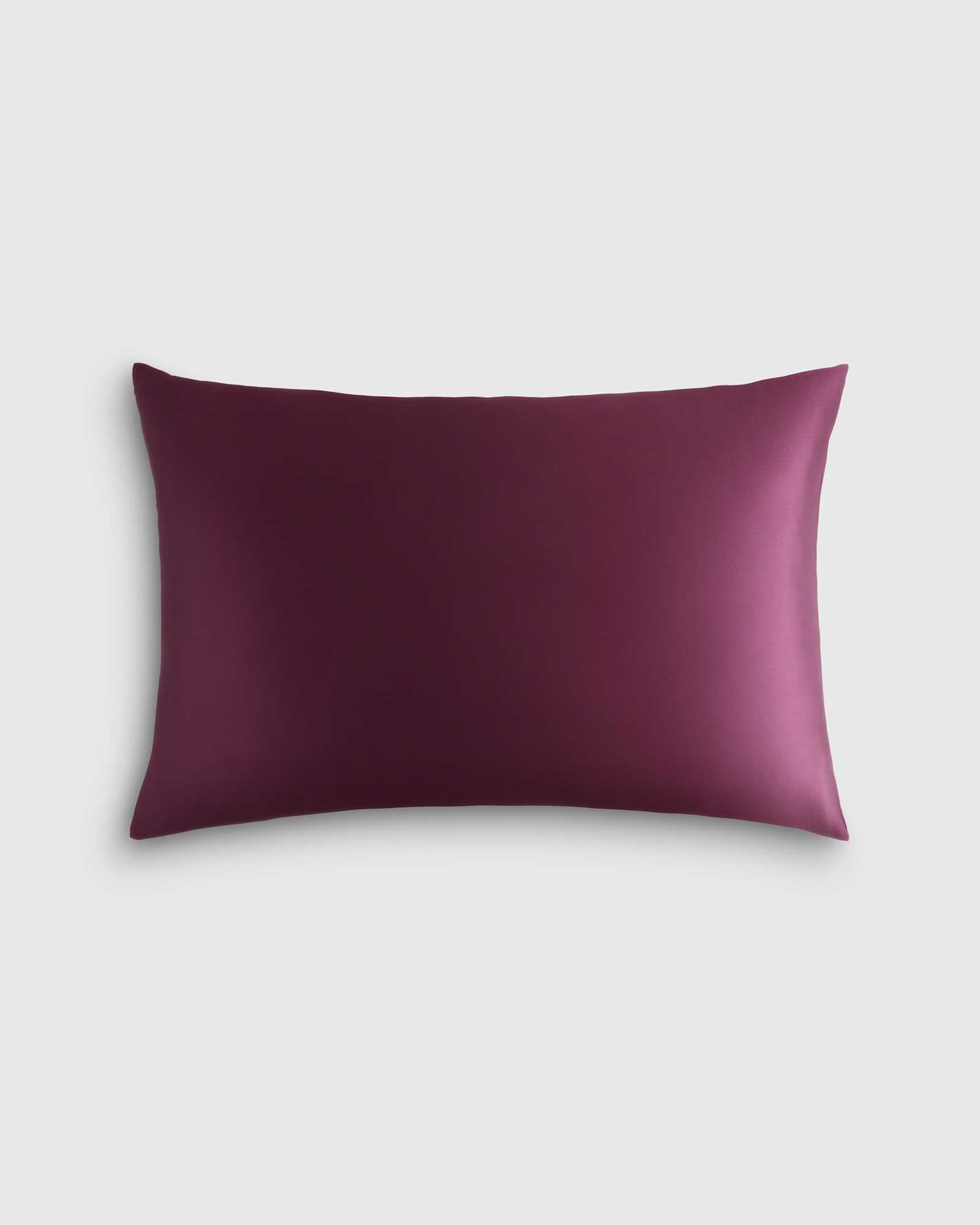 Quince, 100% Mulberry Silk Pillowcase in White, Size Standard
