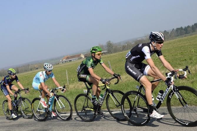 Laurent Didier (Trek Factory Racing) leads the break