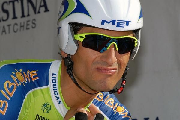 Daniele Bennati doesn't appear too impressed with what awaits him in the time trial.