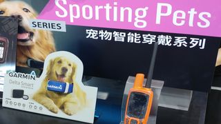 Garmin's stand at CES Asia boasted a huge range of sports wearables for humans, as well as various options for dogs. Since your dog needs a collar anyway, I'd argue that the canine versions are more 'wearable'