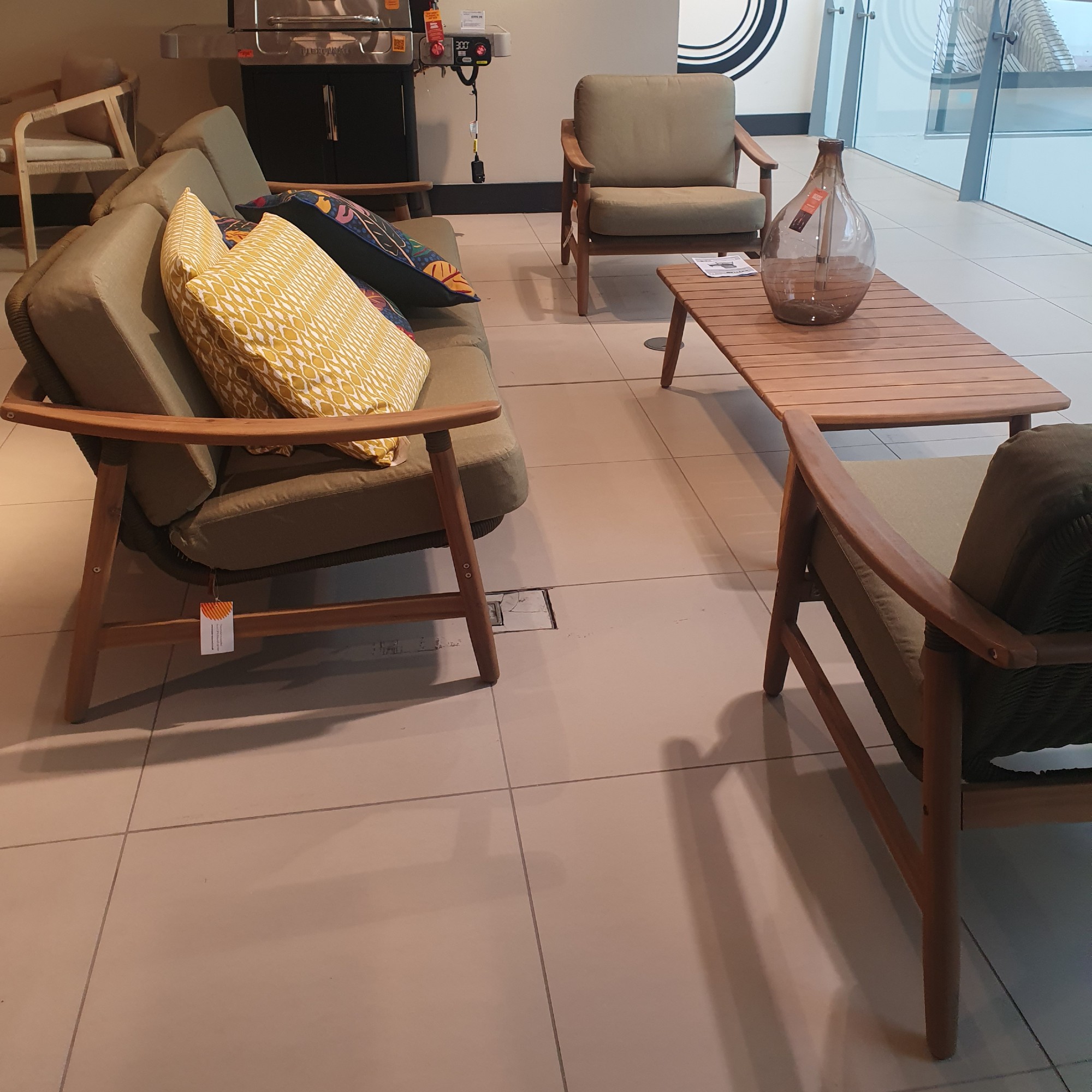 The Kettler Meadow garden lounge set at the John Lewis store on Oxford Street