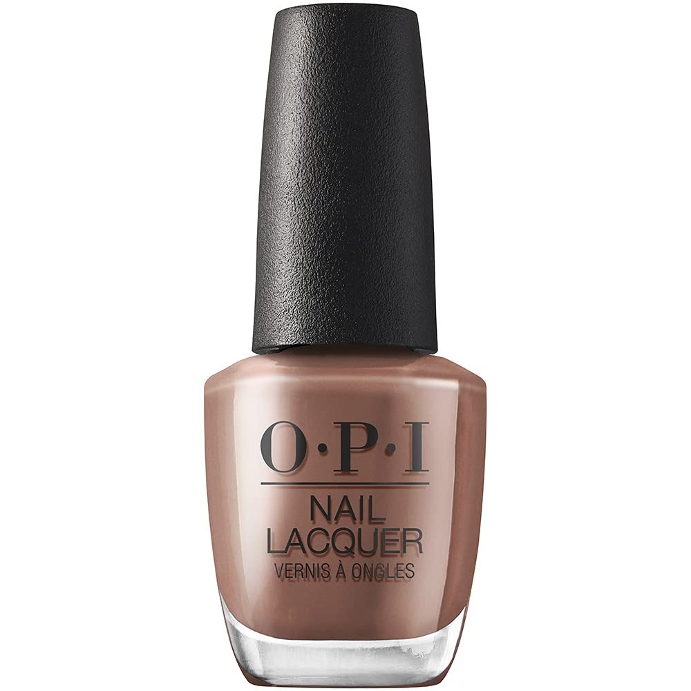 OPI, Opi Nail Lacquer Espresso Your Inner Self | Opaque Dark Brown Crème Chip Resistant Nail Polish | Downtown La Collection