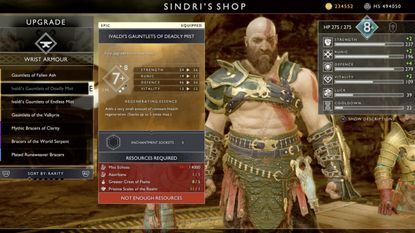 God of War Niflheim Mist armor