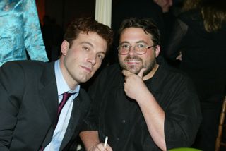 Ben Affleck and Kevin Smith at the Arman Hammer Museum after the premiere of "The Sum of All Fears" at the Village Theatre in Westwood, Ca.