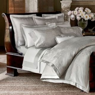 Bethany Jacquard Bedding Collection on a bed.