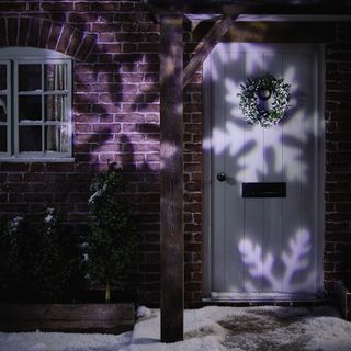snowflake christmas light projector