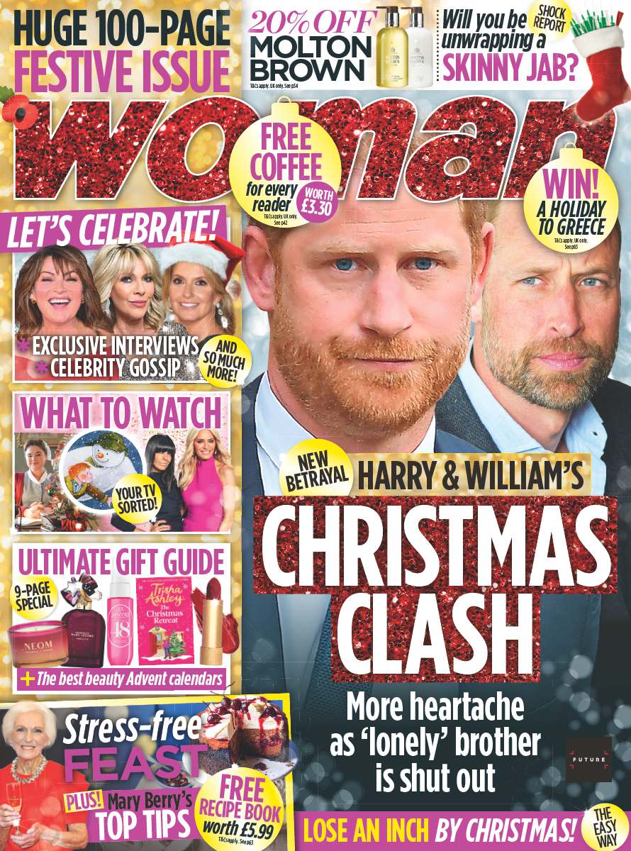 The front cover of Woman magazine issue 528, dated 10 November 2025