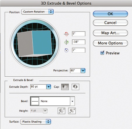 3D type: step 3