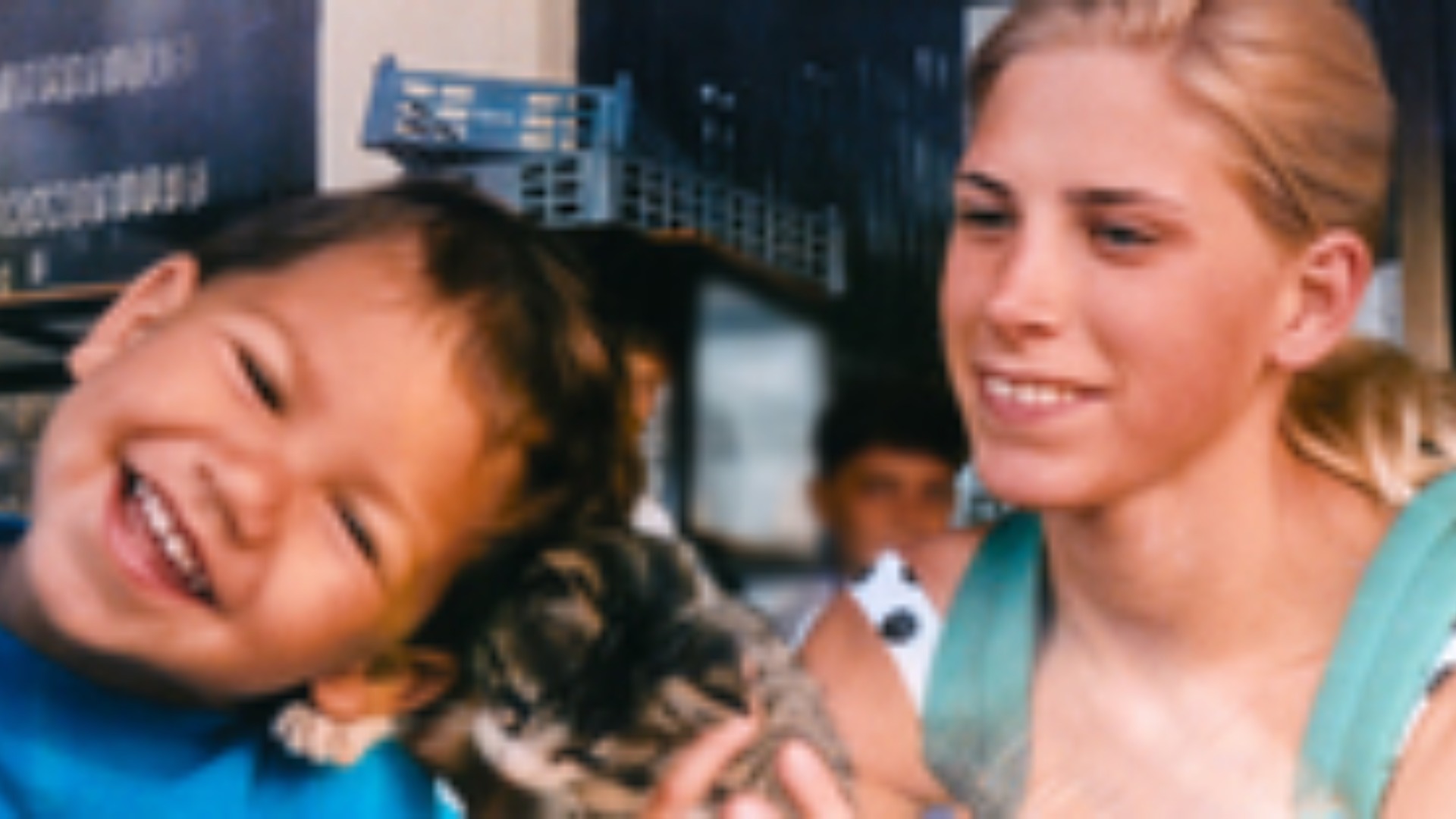 Rachel Nickell with her son Alex Hanscombe
