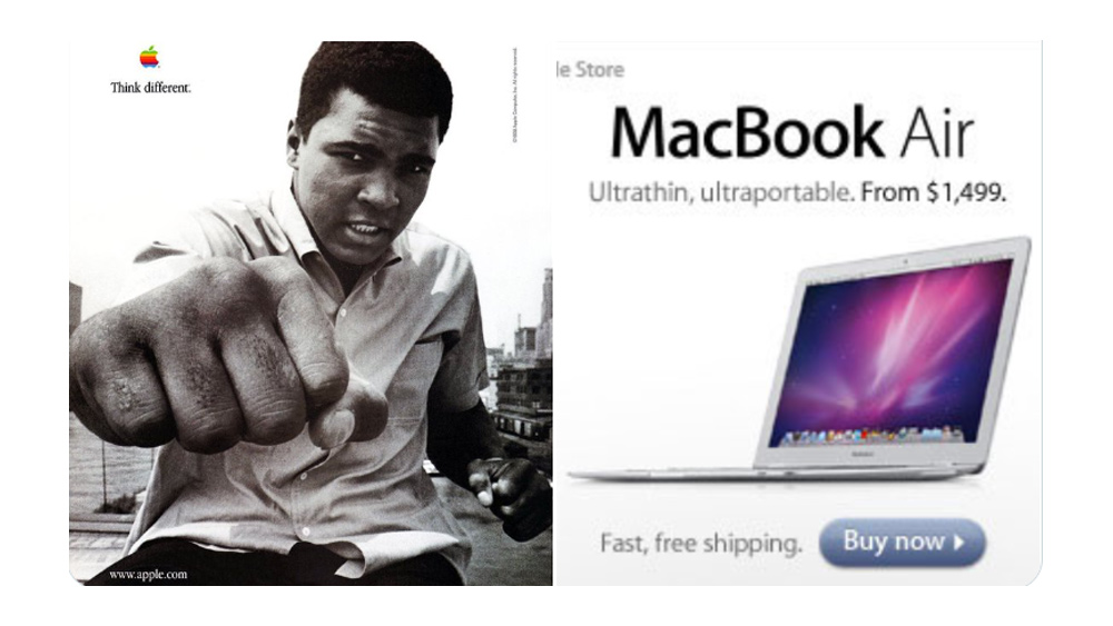 Viral Twitter thread compares advertising then and now | Creative Bloq