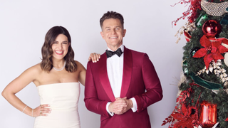 Carols by Candlelight hosts Sarah Abo and David Campbell