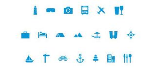 Free travel icons