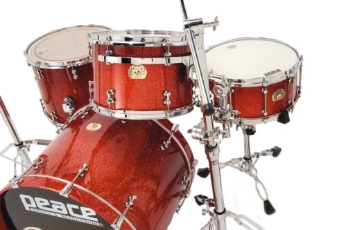 The Paragon shells are made up of nine very thin plies, and the overall thickness of the drum is less than average