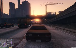GTA V City Sunset