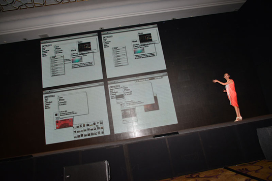 Natasha Jen speaks to an enthralled audience at Kyoorius Designyatra 2014