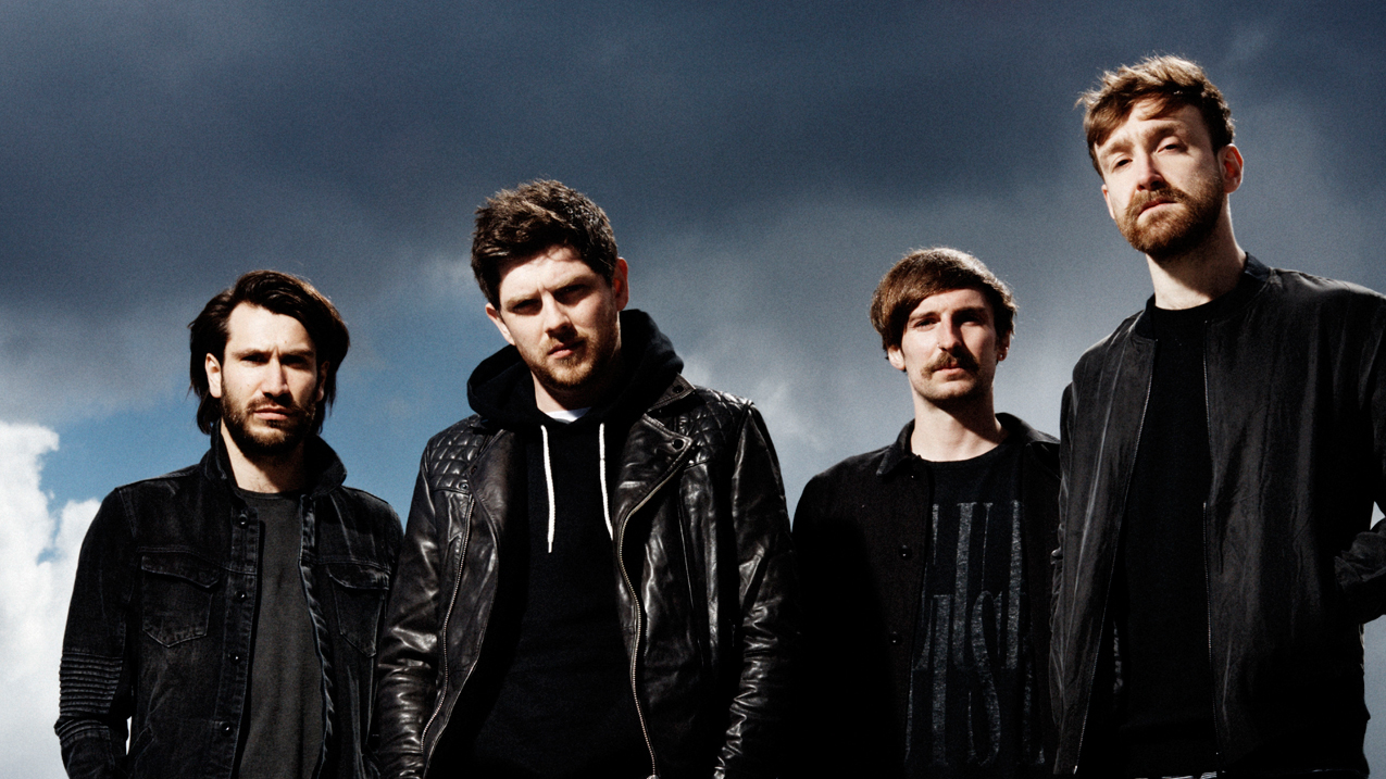 A promo picture of Scottish rock band Twin Atlantic