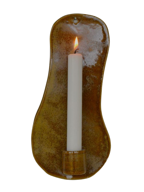 Abstract Ceramic Wall Sconce