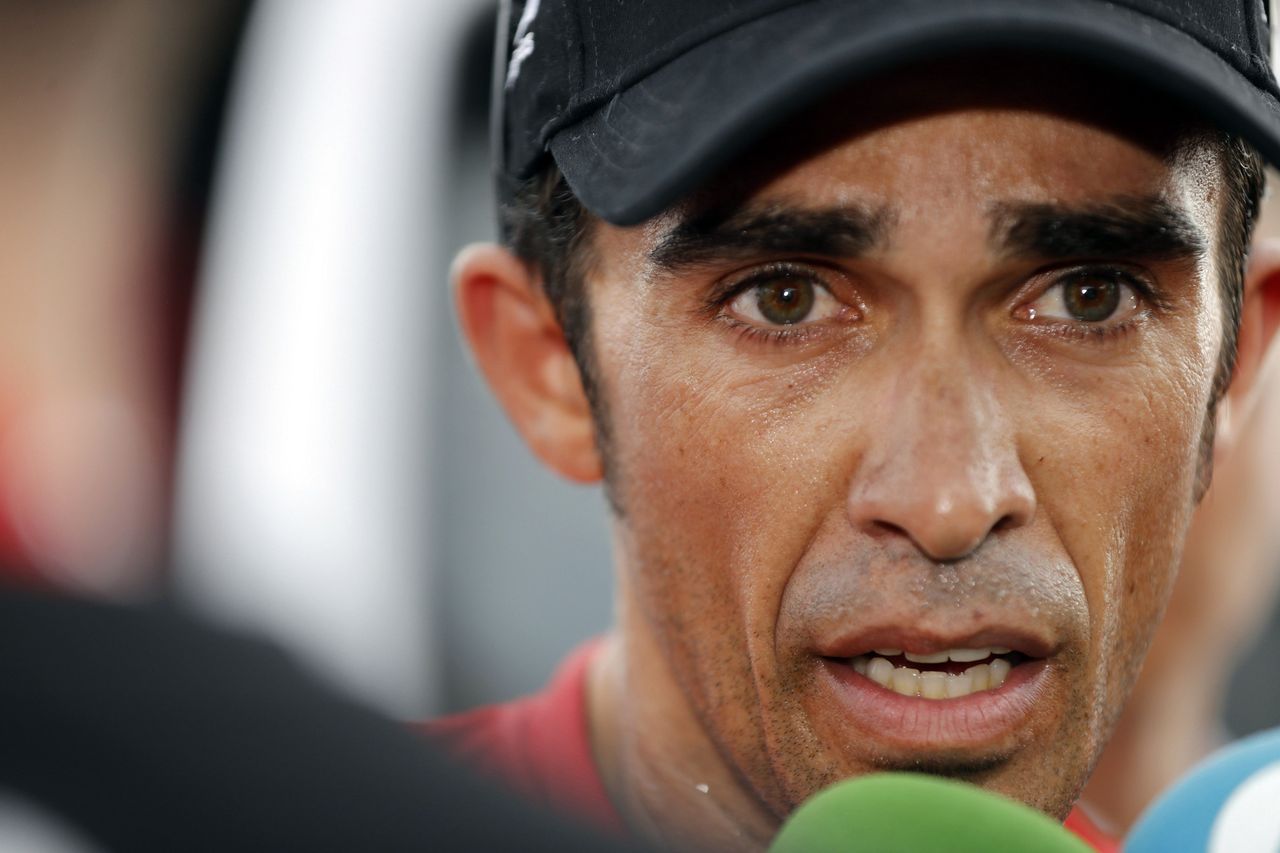 Alberto Contador at the Vuelta a Espa&ntilde;a