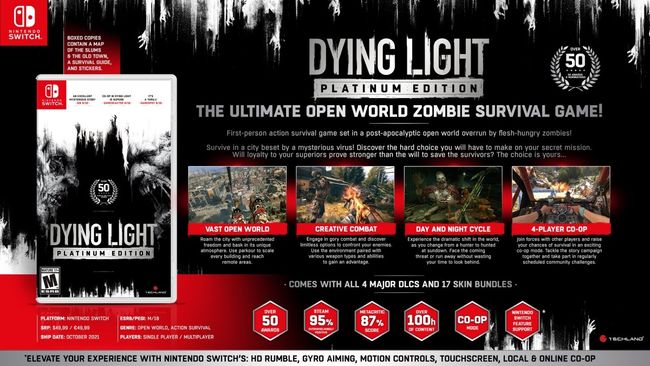 dying light switch code