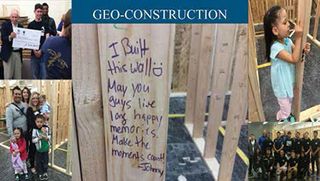 Maine Township students build houses for Habitat for Humanity in geo-construction, a new blended course. 