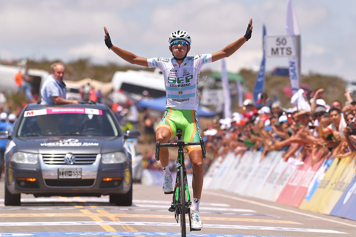Gonzalo Najar (SEP de San Juan) 'the Condor' wins the stage