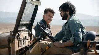 Anil Kapoor and Harsh Varrdhan Kapoor in Netflix original Thar.