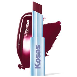 Kosas Wet Stick Moisturizing Shiny Sheer Lipstick in Bikini Blaze