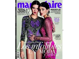 Kendall Jenner and Kylie Jenner on Marie Claire Mexico.