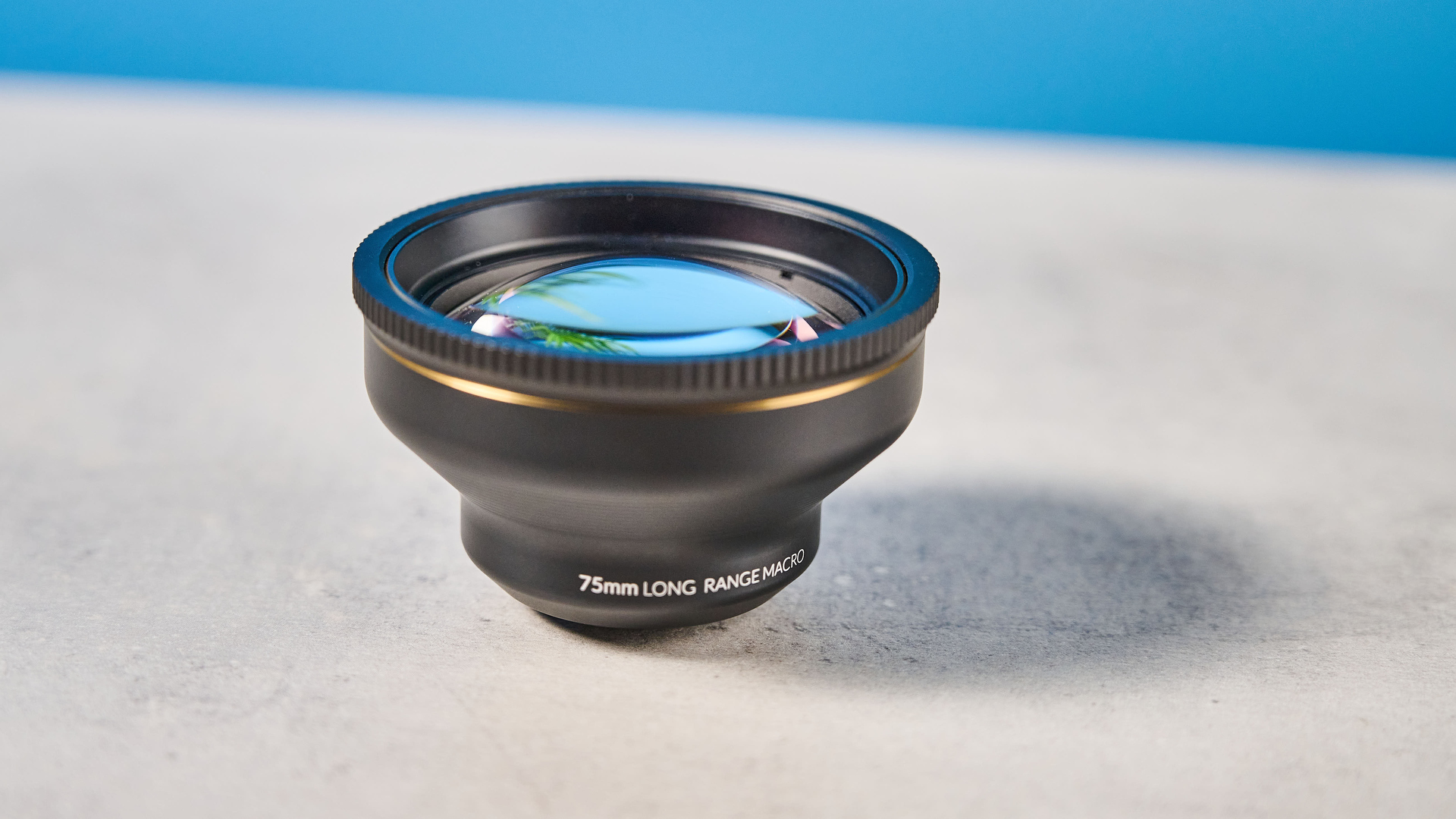 A photo of a ShiftCam LensUltra iPhone lens in black