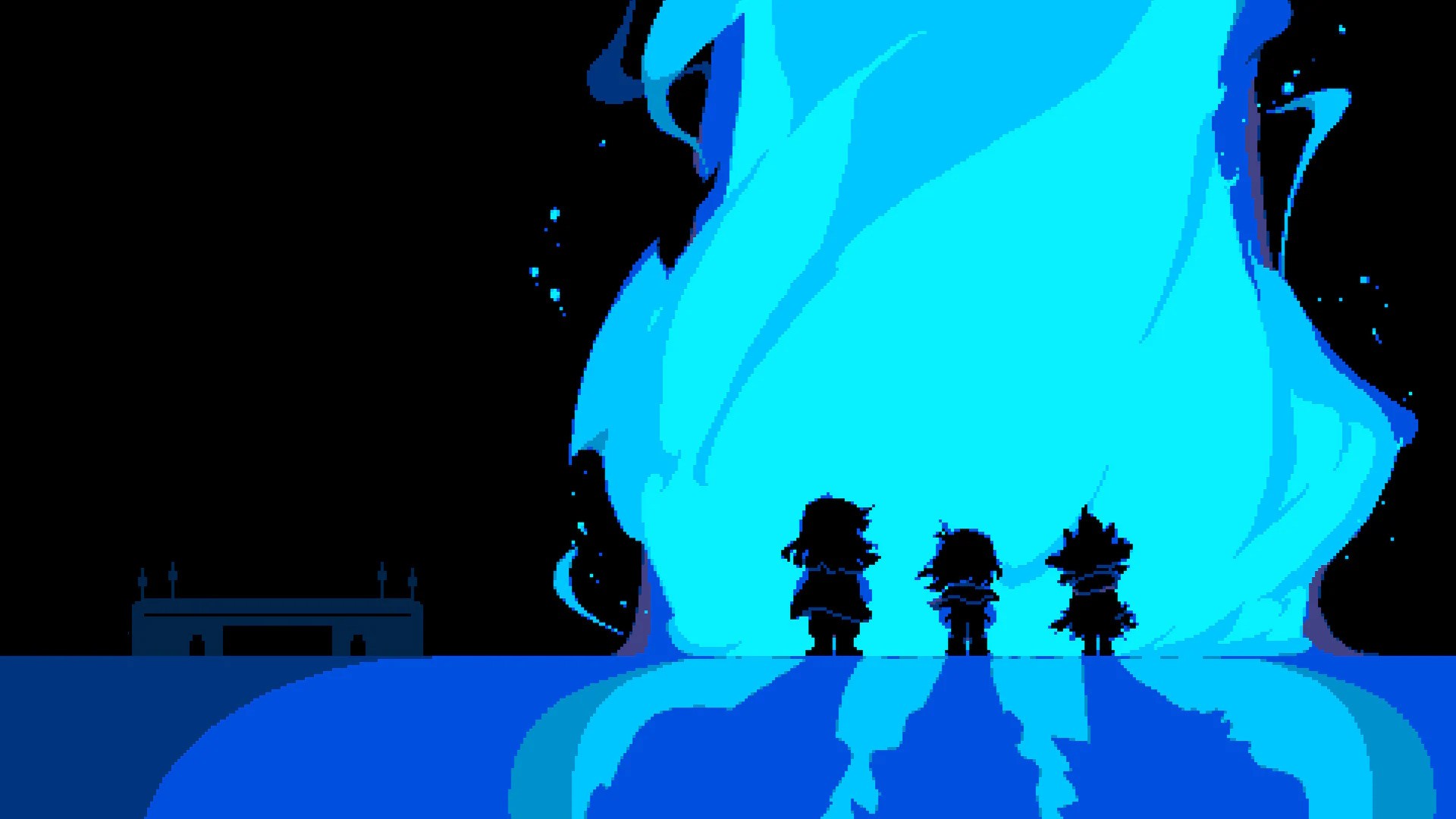 The key art for the full release of Deltarune