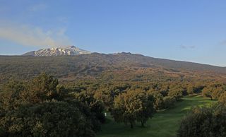 Mount Etna is 10,900 feet (3,329 meters) tall and has a base circumference of about 93 miles (150 kilometers).